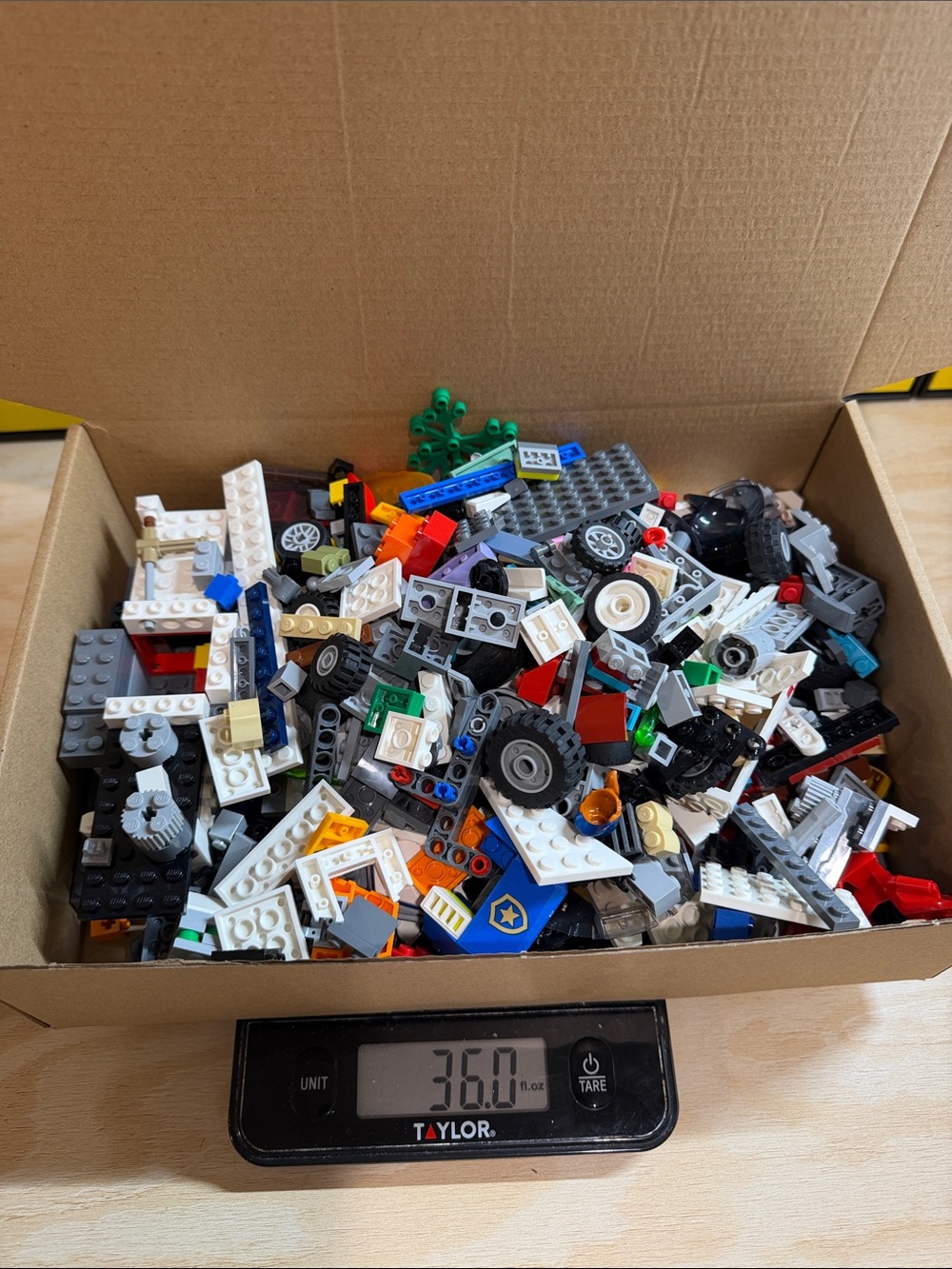 Bulk Mixed Lego Bricks Parts Pieces Lot, Clean Genuine Lego 2 LB